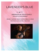 Lavender's Blue Guitar and Fretted sheet music cover